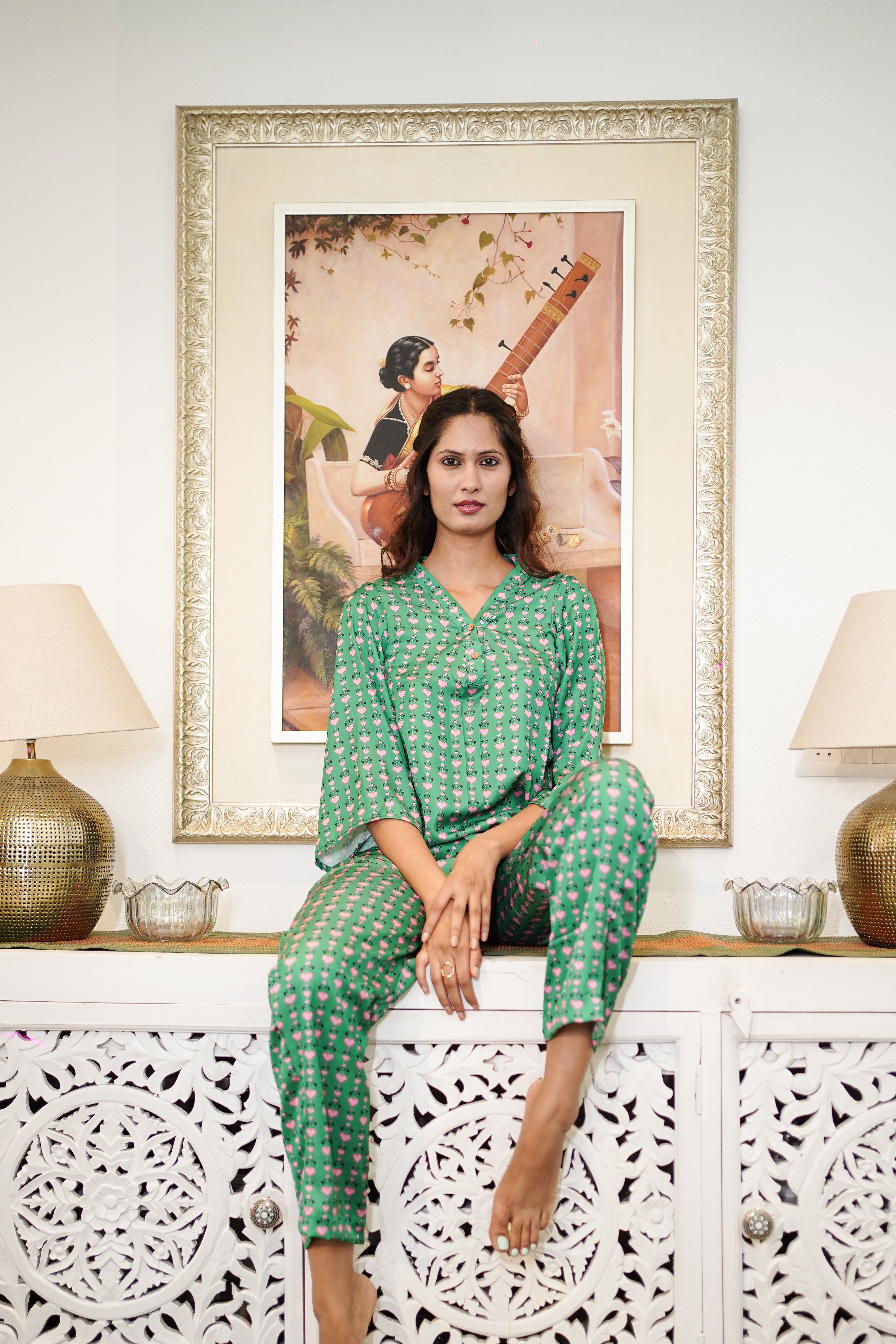 Serene Garden Pyjama Set