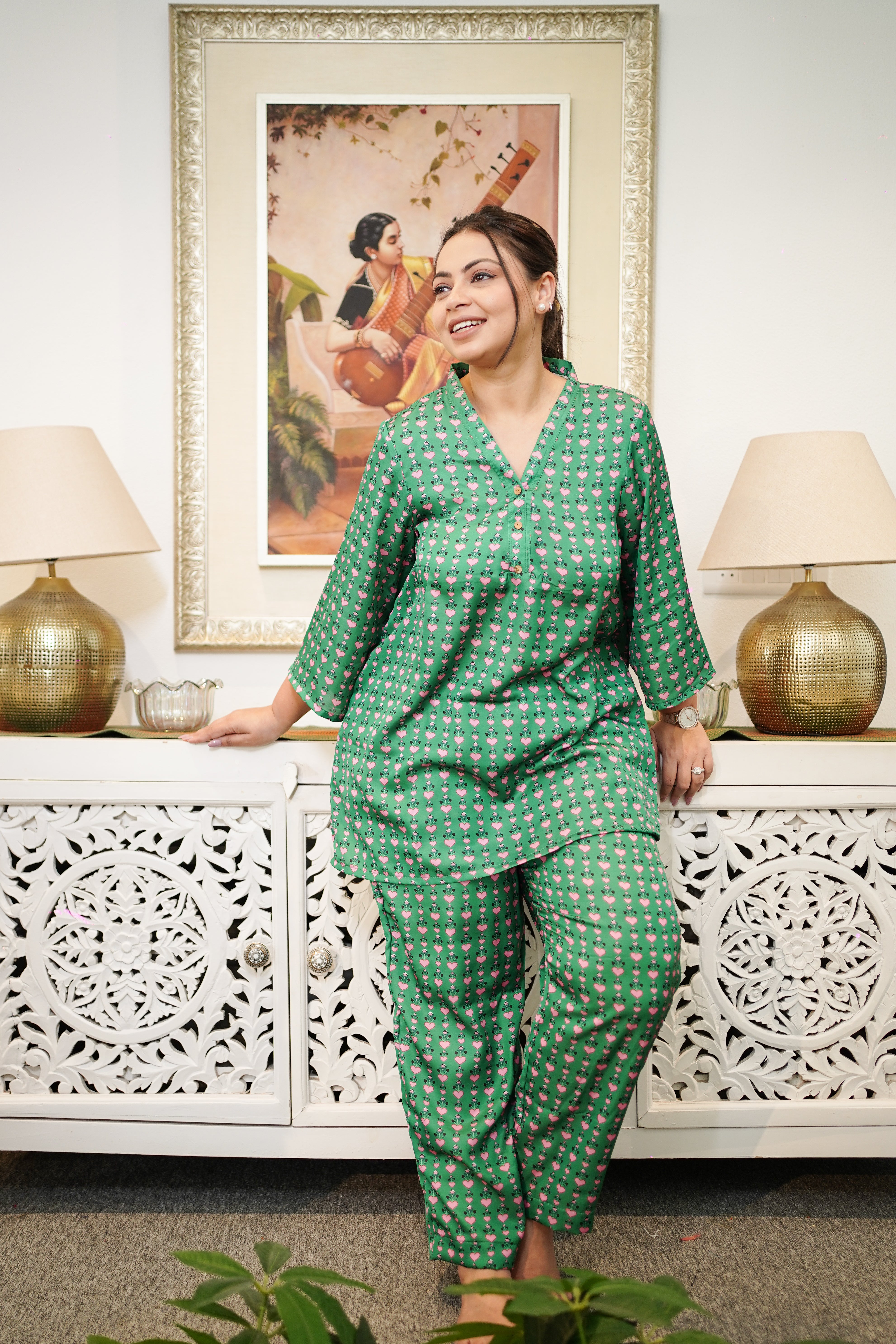 Serene Garden Pyjama Set